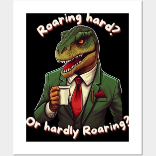 Roaring hard or hardly roaring? Business Dinosaur Posters and Art